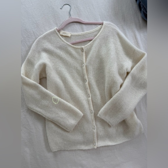 Sezane Gaspard Cardigan Ecru - Picture 4 of 4